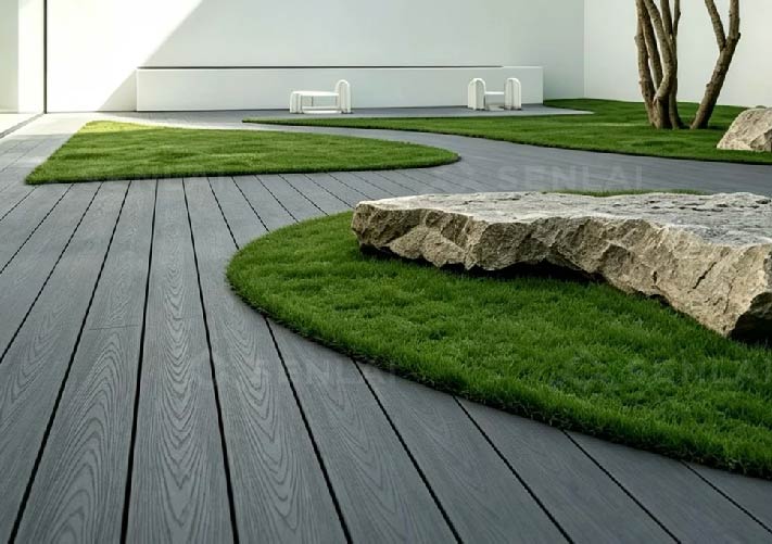 WPC decking color option
