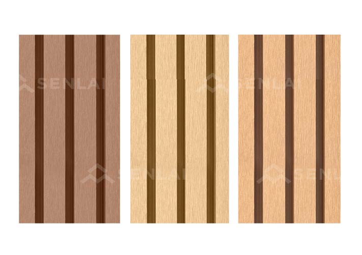 wpc decking with classic wood surface