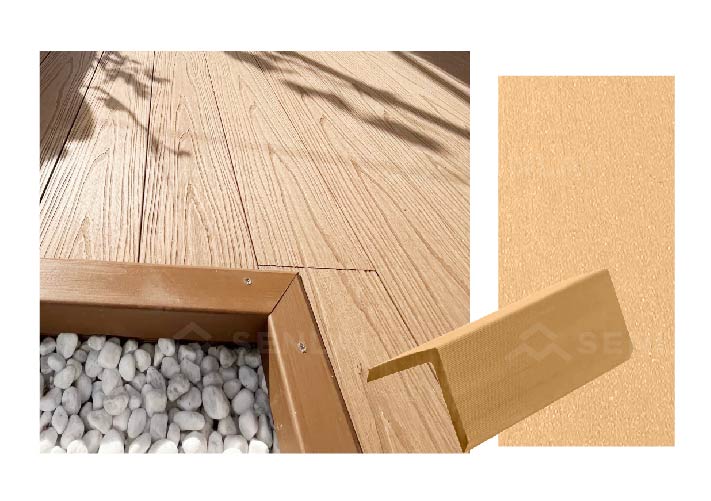 WPC decking color option